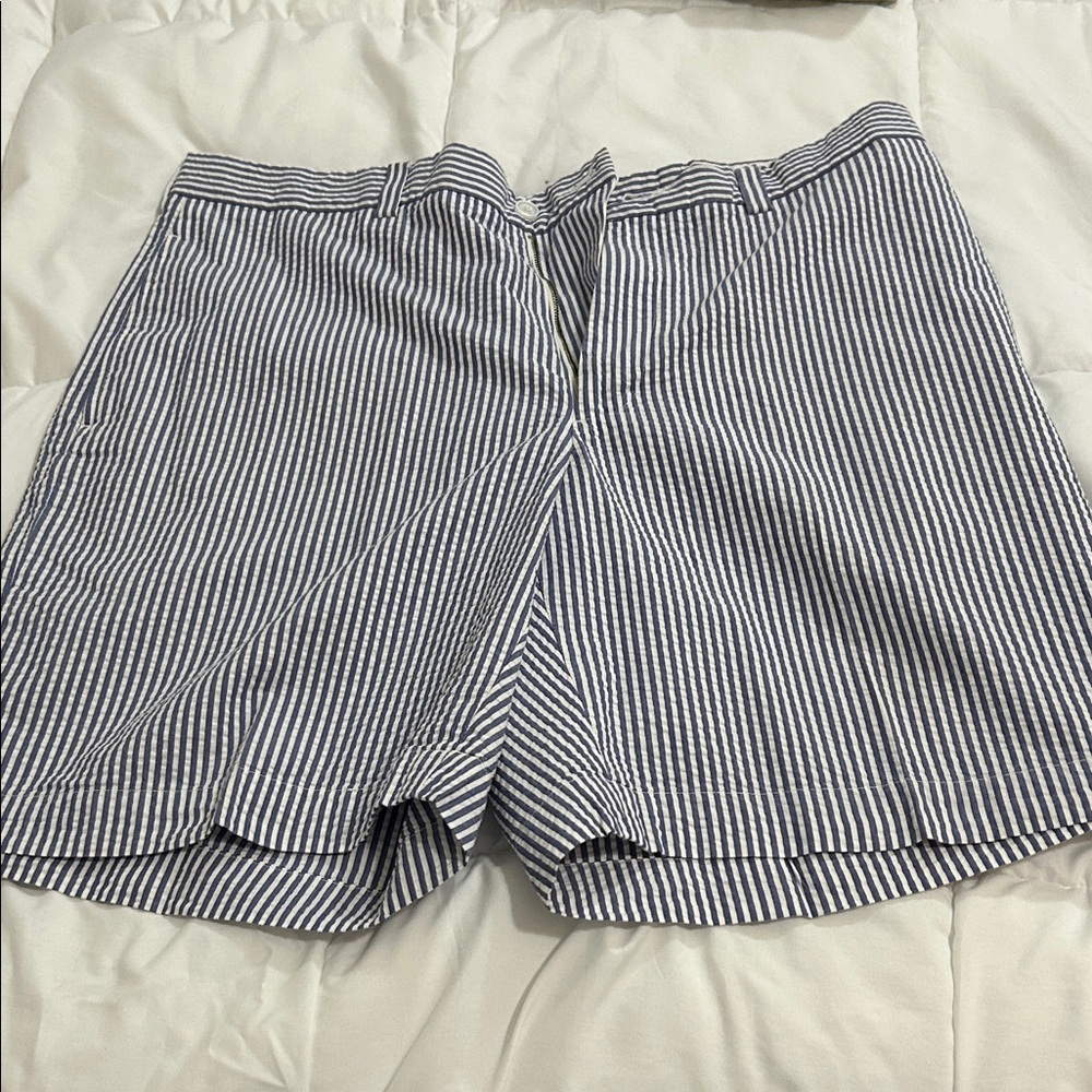 Brooks Brothers Navy and White Striped Men’s Shorts